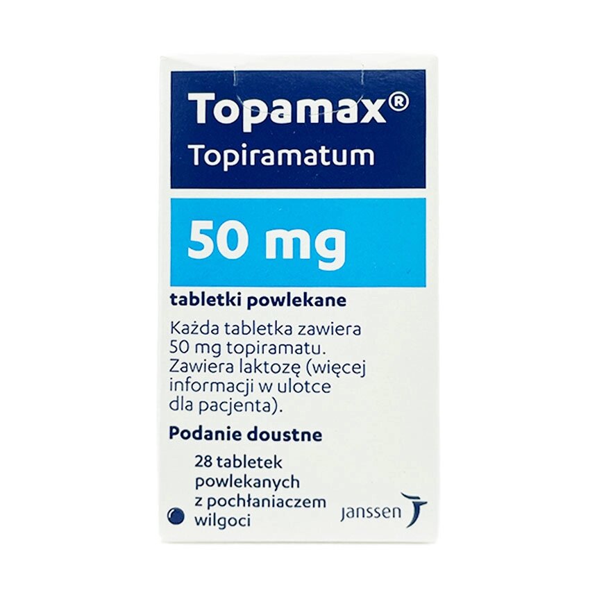 Топамакс 50 мг, №28 від компанії Інтернет-аптека "Євроаптека" - фото 1