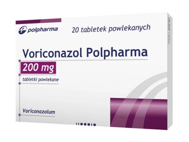Вориконазол 200 мг №20 від компанії Інтернет-аптека "Євроаптека" - фото 1