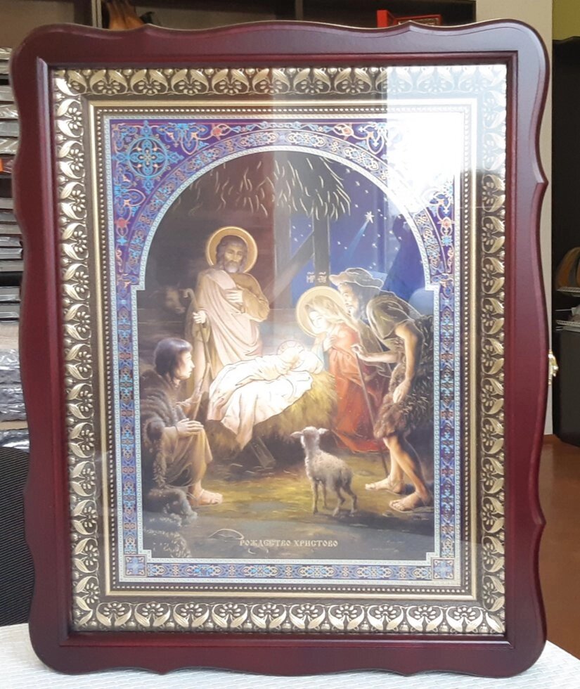Аналойні ікона у відкривному кіоті, розмір 53 х 43см, 24 сюжетів від компанії Церковна крамниця "Покрова" - церковне начиння - фото 1