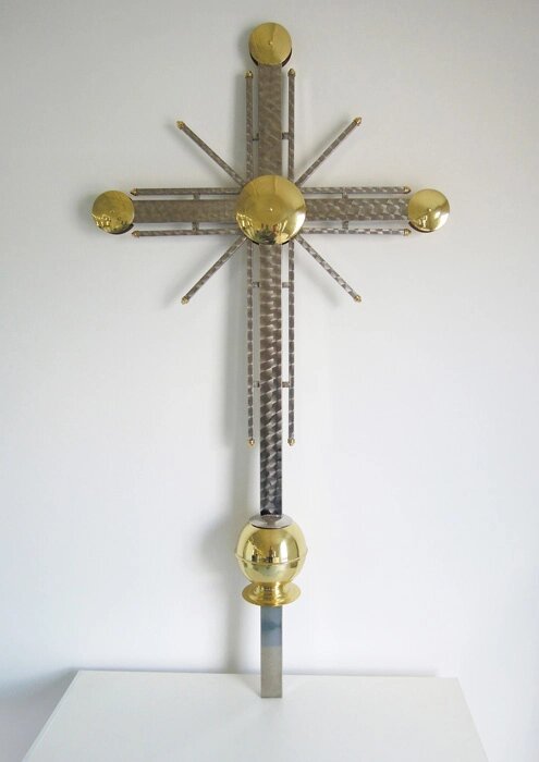 Церковний хрест накупольний №2 від компанії Церковна крамниця "Покрова" - церковне начиння - фото 1