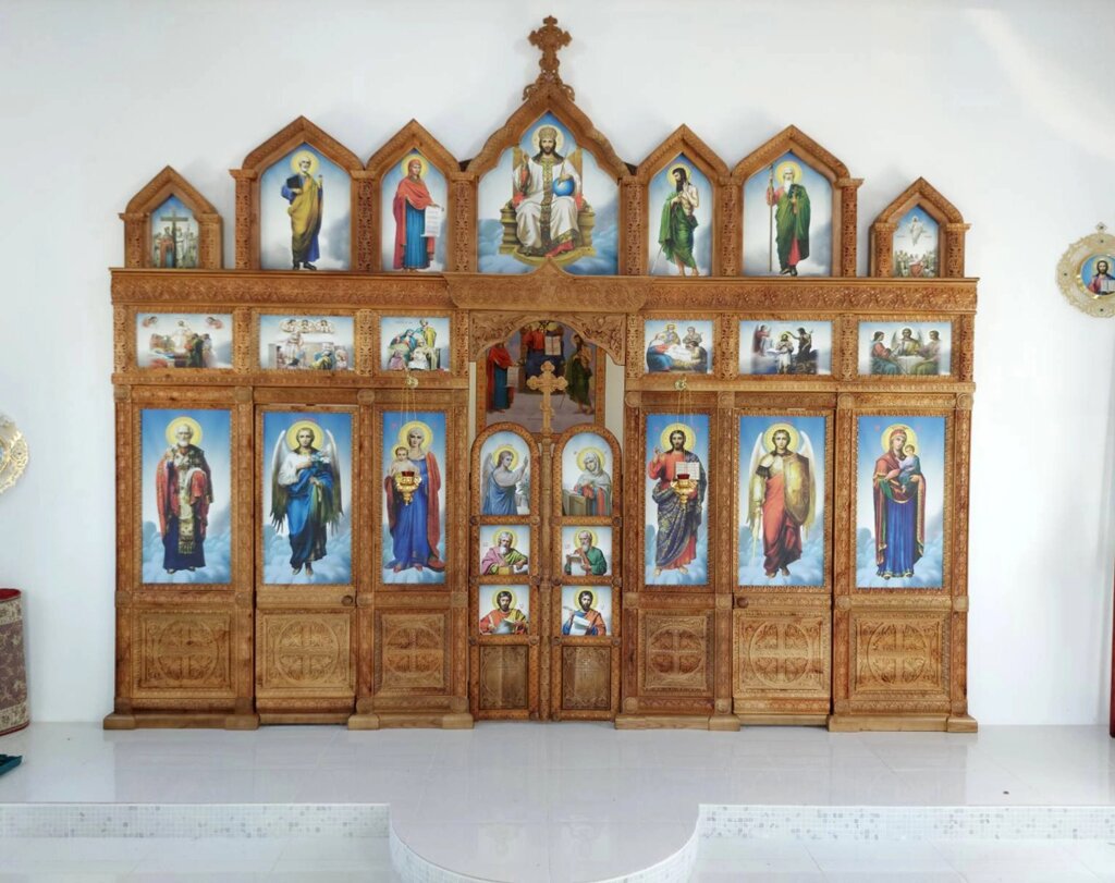 Церковний іконостас в старослов'янських стилі від компанії Церковна крамниця "Покрова" - церковне начиння - фото 1