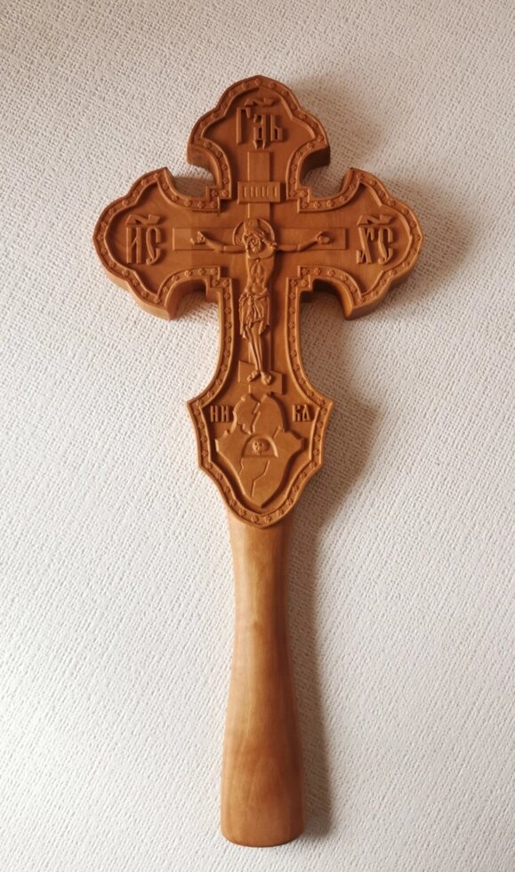 Для Священнослужителя хрест требного з груші # 612 від компанії Церковна крамниця "Покрова" - церковне начиння - фото 1