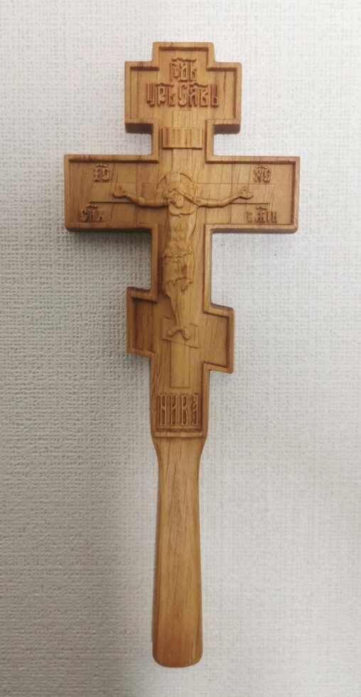 Для Священнослужителя хрест требного з різьбленої вільхі # 632 від компанії Церковна крамниця "Покрова" - церковне начиння - фото 1