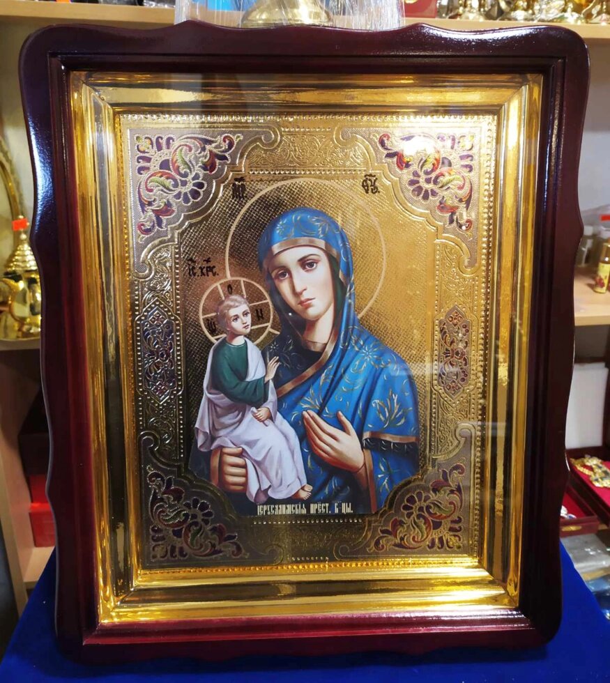 Єрусалимська ікона Божої Матері 40х35см від компанії Церковна крамниця "Покрова" - церковне начиння - фото 1