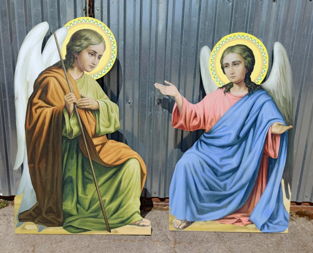 Фігура Ангела із композиту 1.4х0.6м (за заказ) від компанії Церковна крамниця "Покрова" - церковне начиння - фото 1
