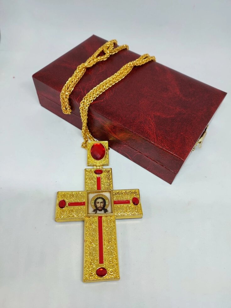 Хрест для священика золотого (Греція) ##от компании## Церковна крамниця "Покрова" - церковне починаючи - ##фото## 1