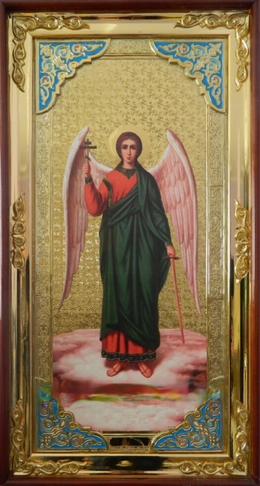 Ікона Ангела Хранителя (з емаллю) від компанії Церковна крамниця "Покрова" - церковне начиння - фото 1