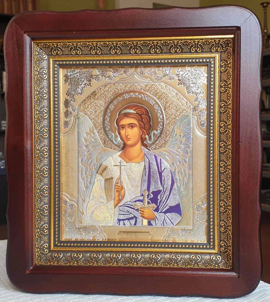 Ікона Ангела Зберігача ( літографія ) 23х26см від компанії Церковна крамниця "Покрова" - церковне начиння - фото 1