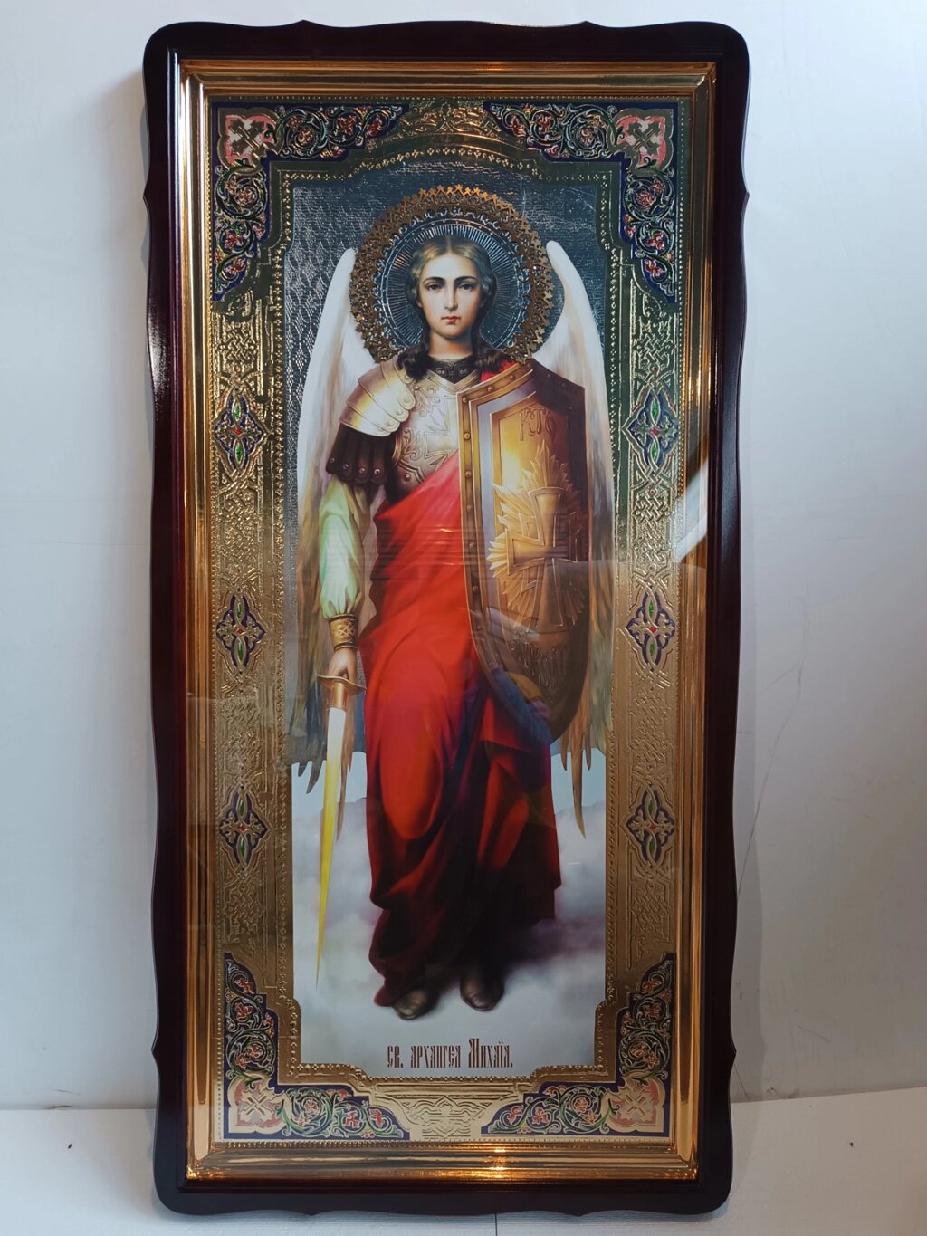 Ікона Архангела Михаїла для храму (розмір на замовлення) від компанії Церковна крамниця "Покрова" - церковне начиння - фото 1