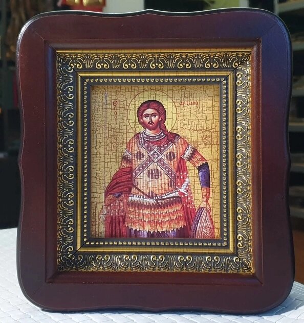 Ікона Артемій святий мученик 20х18см від компанії Церковна крамниця "Покрова" - церковне начиння - фото 1