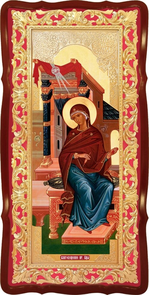 Ікона Благовіщення Пресвятої Богородиці (врата) від компанії Церковна крамниця "Покрова" - церковне начиння - фото 1