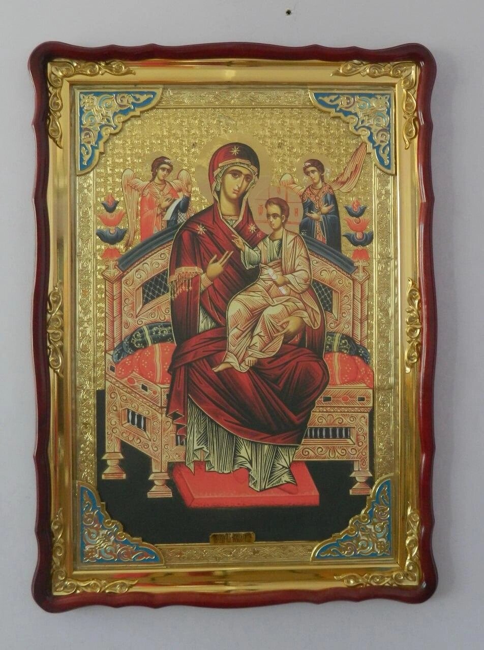 Ікона Богородиці Всецариця (Пантанаса) від компанії Церковна крамниця "Покрова" - церковне начиння - фото 1