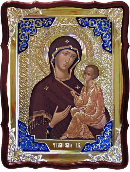 Ікона Божої Матері для храму Тіхвінська від компанії Церковна крамниця "Покрова" - церковне начиння - фото 1
