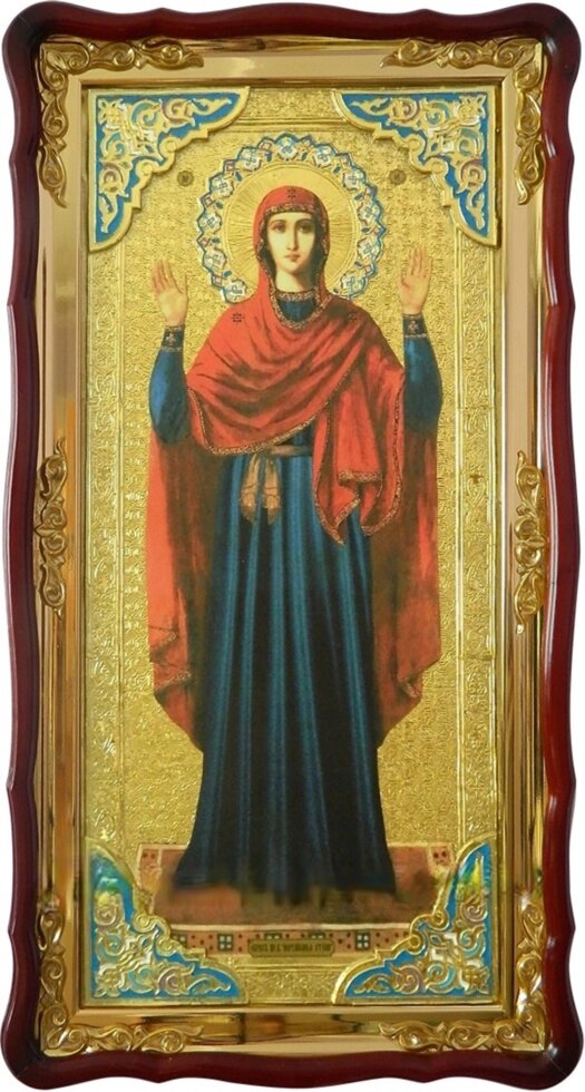 Ікона Божої Матері «Непорушна Стіна» (з емаллю) від компанії Церковна крамниця "Покрова" - церковне начиння - фото 1
