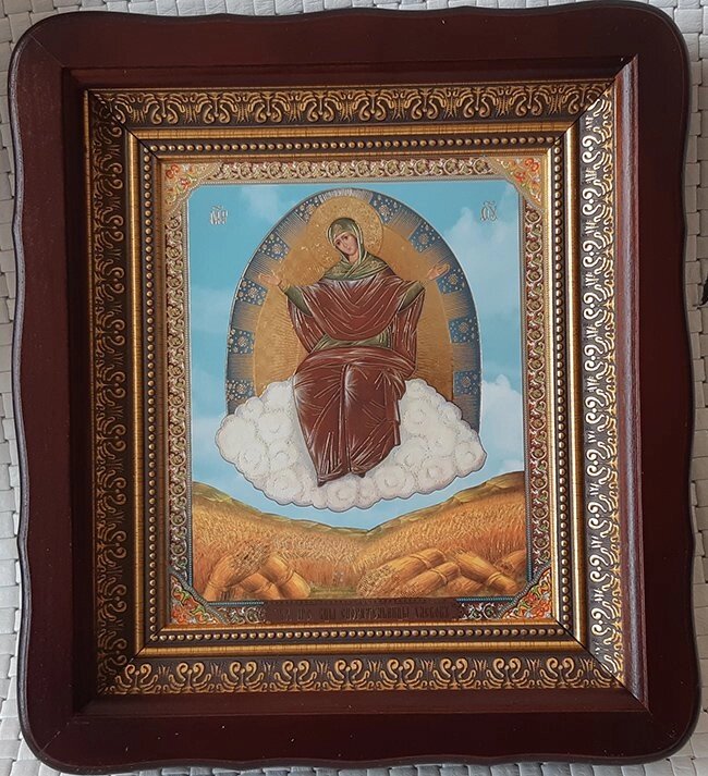 Ікона Божої Матері "Спорительница хлібів" для дому від компанії Церковна крамниця "Покрова" - церковне начиння - фото 1
