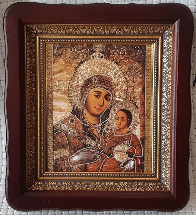 Ікона Божої Матері "Віфлеємська" для дому 23 * 26см від компанії Церковна крамниця "Покрова" - церковне начиння - фото 1