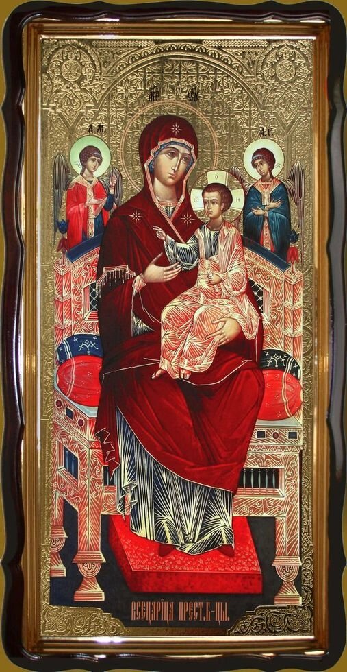 Ікона Божої Матері «Всецариця» 120х60см від компанії Церковна крамниця "Покрова" - церковне начиння - фото 1