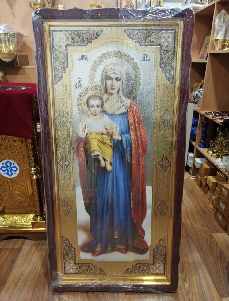 Ікона Божої Матері, яка називається "родюче небо" (розмір на замовлення) від компанії Церковна крамниця "Покрова" - церковне начиння - фото 1