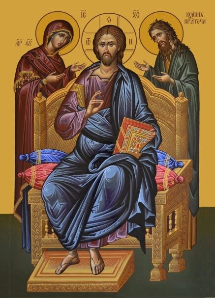 Ікона Деісус на подарунок або для дому від компанії Церковна крамниця "Покрова" - церковне начиння - фото 1