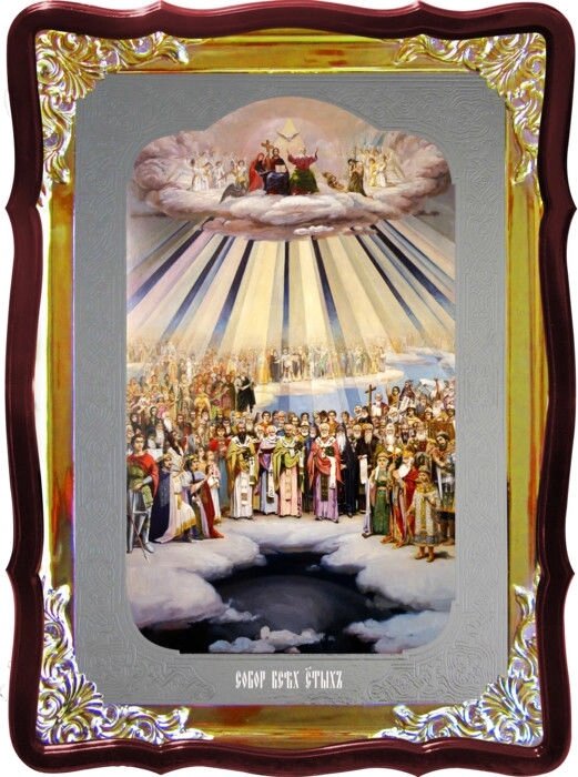 Ікона для православного храму Собор всіх святих від компанії Церковна крамниця "Покрова" - церковне начиння - фото 1