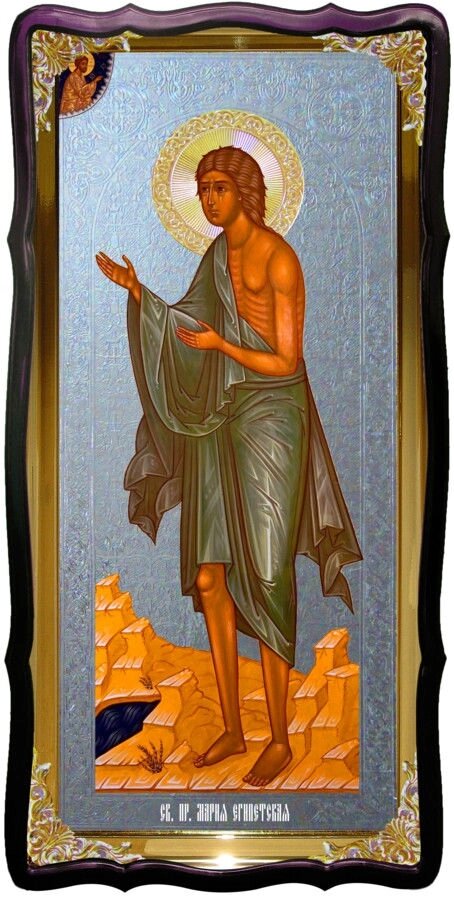 Ікона Храмова під срібло Свята Марія Єгипетська від компанії Церковна крамниця "Покрова" - церковне начиння - фото 1