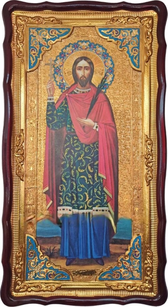Ікона Іоанн Новий Сочавський (з емаллю) від компанії Церковна крамниця "Покрова" - церковне начиння - фото 1