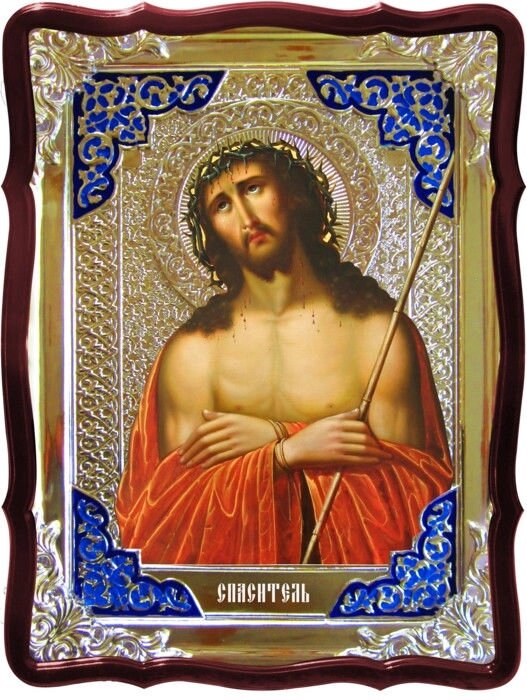 Ікона Ісуса Христа в терновому вінці - Спас в терновому вінці від компанії Церковна крамниця "Покрова" - церковне начиння - фото 1