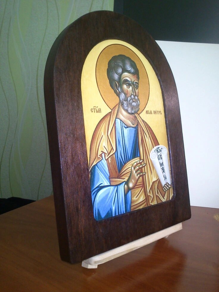 Ікона на новій дошці апостола Петра (29х21.5 см) від компанії Церковна крамниця "Покрова" - церковне начиння - фото 1