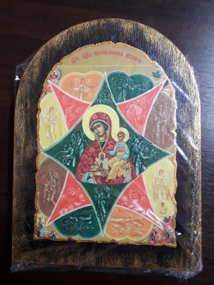 Ікона Неопалима Купина Богородиця для дому від компанії Церковна крамниця "Покрова" - церковне начиння - фото 1