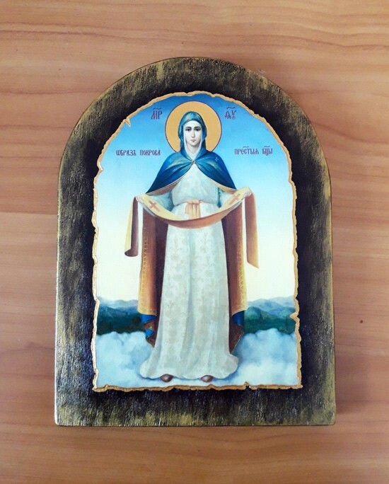 Ікона Покрова на подарунок друзям від компанії Церковна крамниця "Покрова" - церковне начиння - фото 1