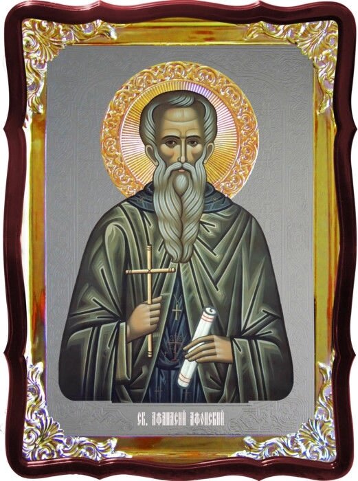 Ікона православна Афанасій Афонській в каталозі ікон від компанії Церковна крамниця "Покрова" - церковне начиння - фото 1