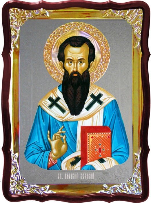 Ікона православного святого Василій Великий для храму від компанії Церковна крамниця "Покрова" - церковне начиння - фото 1