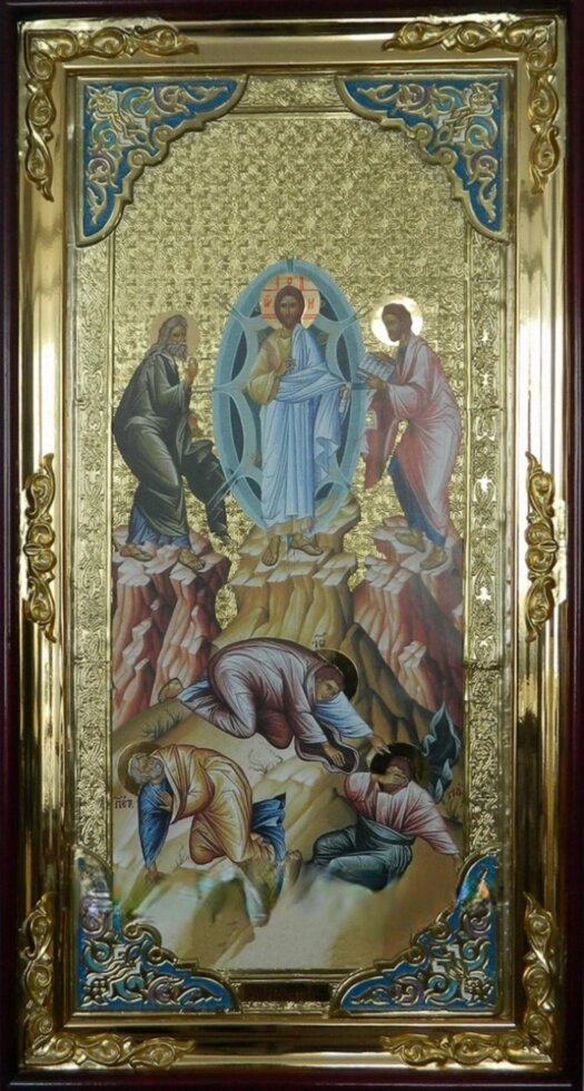 Ікона Преображення Господнє (з емаллю) від компанії Церковна крамниця "Покрова" - церковне начиння - фото 1