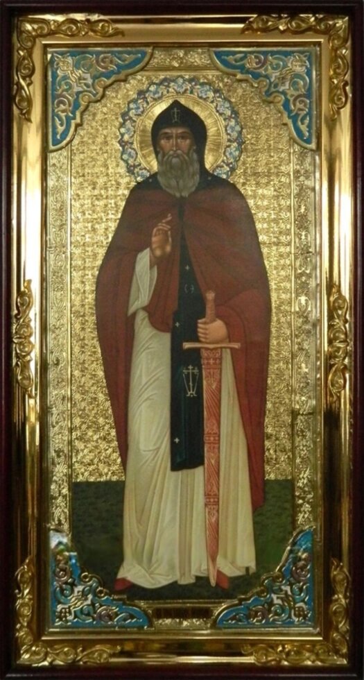Ікона Преподобний Ілля Муромець (з емаллю) від компанії Церковна крамниця "Покрова" - церковне начиння - фото 1
