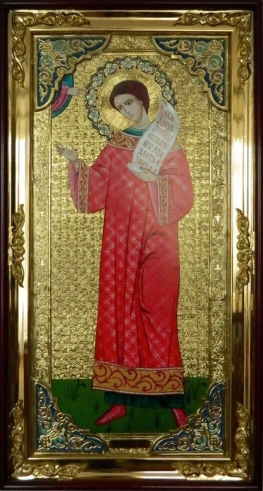 Ікона Роман Сладкопівець, преподобний (з емаллю) від компанії Церковна крамниця "Покрова" - церковне начиння - фото 1
