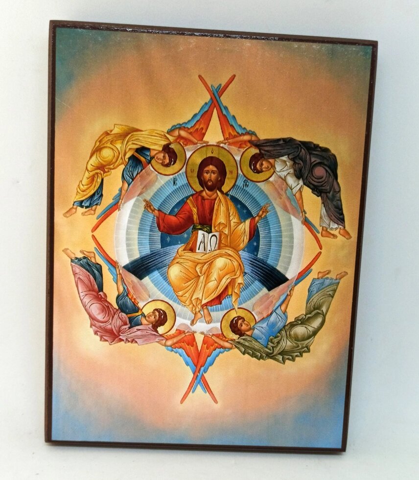 Ікона Спасителя «Спас у силах» для дому 16*12 см від компанії Церковна крамниця "Покрова" - церковне начиння - фото 1