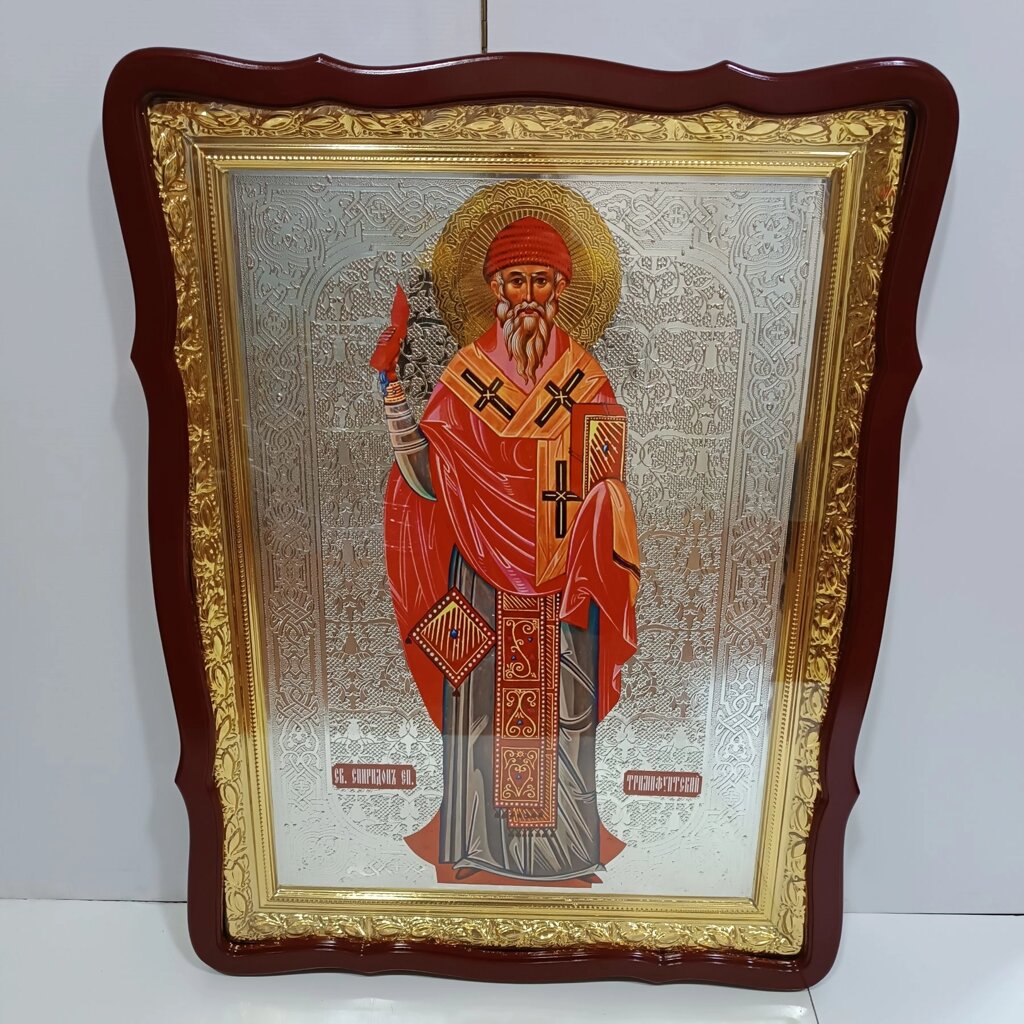 Ікона Спиридона для православної церкви від компанії Церковна крамниця "Покрова" - церковне начиння - фото 1