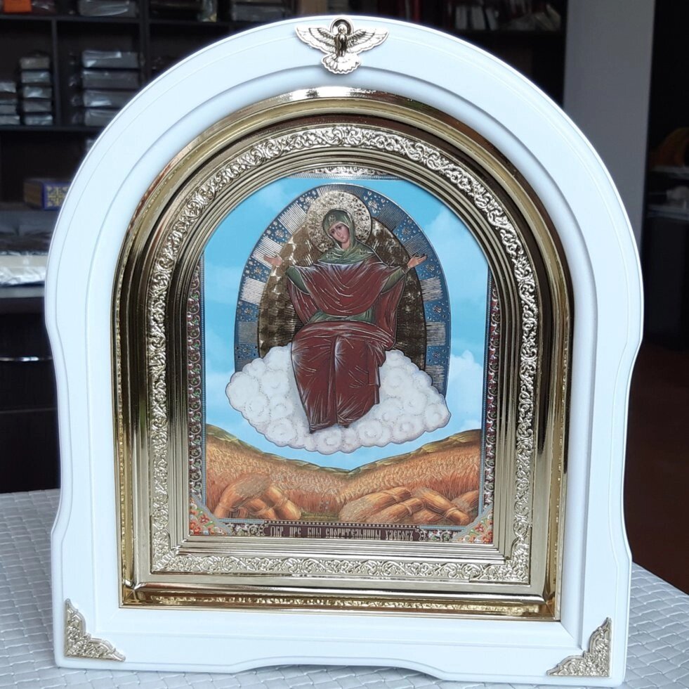 Ікона Спорительница Хлібів Богородиця, розмір 28 х 25 см від компанії Церковна крамниця "Покрова" - церковне начиння - фото 1