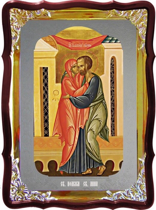 Ікона Св. Іоакім и Анна на православному сайті від компанії Церковна крамниця "Покрова" - церковне начиння - фото 1