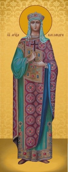 Ікона Св. Олександра на подарунок або для дому від компанії Церковна крамниця "Покрова" - церковне начиння - фото 1