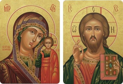 Ікона Св. Пара вінчальна для дому або на дарунок від компанії Церковна крамниця "Покрова" - церковне начиння - фото 1