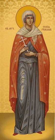 Ікона Св. Софія Римська на подарунок або для дому від компанії Церковна крамниця "Покрова" - церковне начиння - фото 1