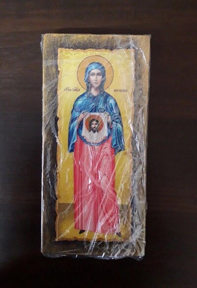 Ікона Св. Вероніка 23х11см на подарунок або для дому від компанії Церковна крамниця "Покрова" - церковне начиння - фото 1