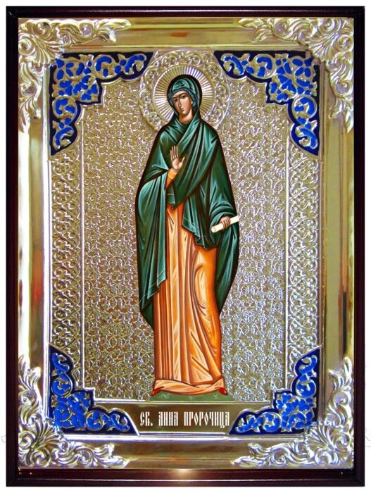 Ікона Свята мучениця Анна пророчиця в православному магазині від компанії Церковна крамниця "Покрова" - церковне начиння - фото 1