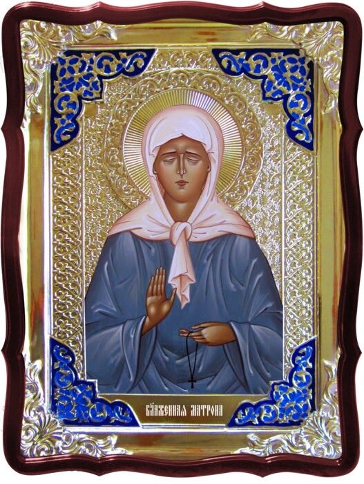 Ікона Свята мучениця Матрона в православному магазині від компанії Церковна крамниця "Покрова" - церковне начиння - фото 1