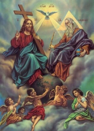 Ікона Свята Трійця на подарунок друзям або для дому від компанії Церковна крамниця "Покрова" - церковне начиння - фото 1