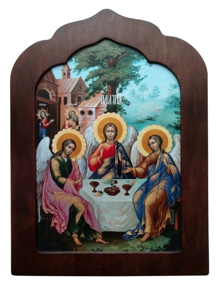 Ікона Свята Трійця на подарунок друзям від компанії Церковна крамниця "Покрова" - церковне начиння - фото 1