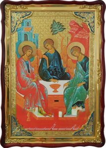 Ікона «Свята Трійця»з емаллю)