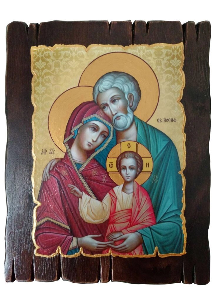 Ікона Святе Сімейство на подарунок або для дому від компанії Церковна крамниця "Покрова" - церковне начиння - фото 1