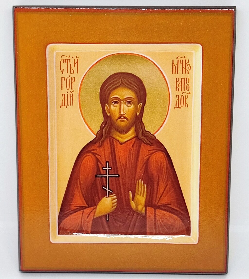 Ікона Святий мученик Гордій на дошці від компанії Церковна крамниця "Покрова" - церковне начиння - фото 1